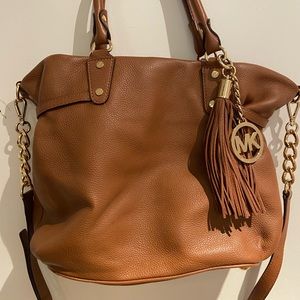 Michael Korea brown leather purse